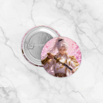 Pin Button Anime Samurai Set 4 PCS 58mm | Badge Pin Karakter Anime Warrior Aesthetic | Pin Bros Anime untuk Tas Jaket Koleksi